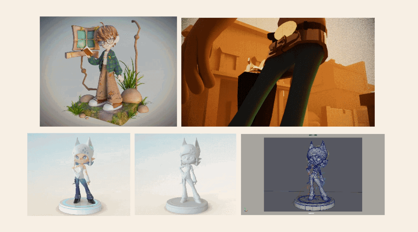 Characters in 3D